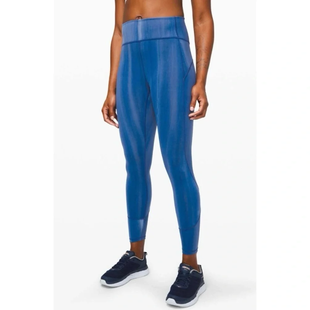 LULULEMON Spray Dye Everlux In Movement Tight 25”